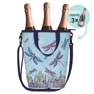 Cooler Bag - Lavender Dragonflies