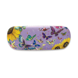 Glasses Case - Gold Sunny Butterflies