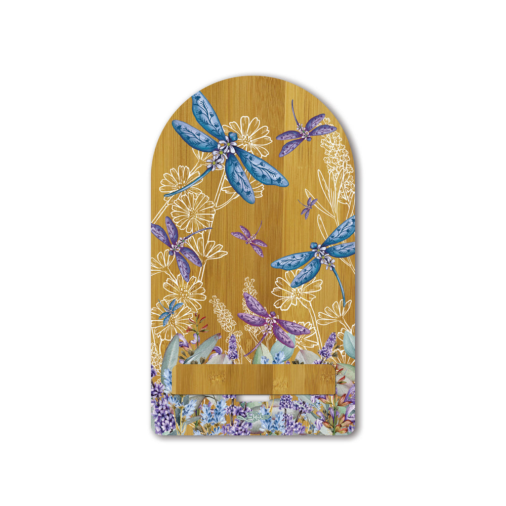 Tablet Book Stand - Lavender Dragonflies