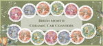 Birth Month Ceramic Car Coaster