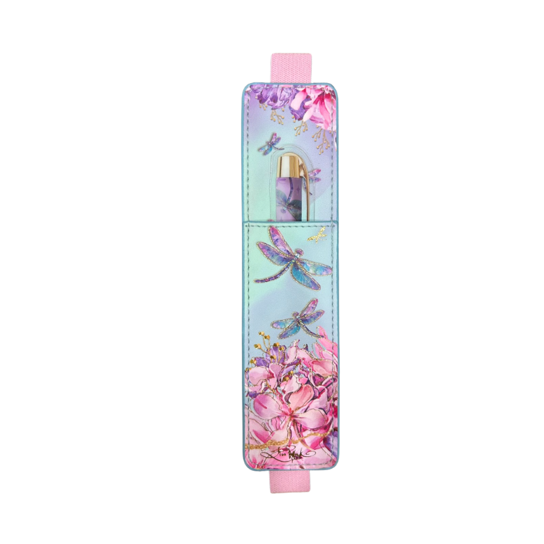 Pen & Stylus Pocket - Delightful Dragonflies