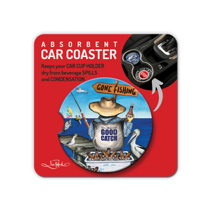 Car Coaster - Good Catch