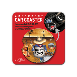Car Coaster - Beer o'Clock