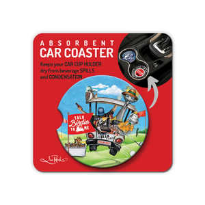 Car Coaster - Birdie Golf
