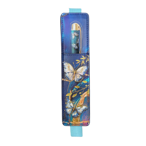 Pen & Stylus Pocket - Tranquil Butterflies