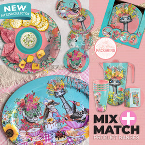 Melamine Chip 'n' Dip - Aussie Animals