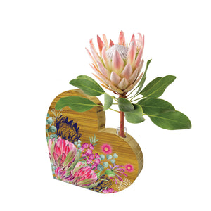 Bamboo Bud Vase - Blush Beauty