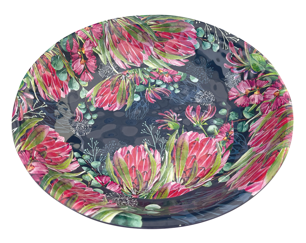 Melamine Salad Bowl - Blush Beauty