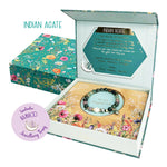 Crystal Point Bracelet Gift Set - Indian Agate
