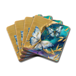 Coaster Set - Tranquil Buterflies