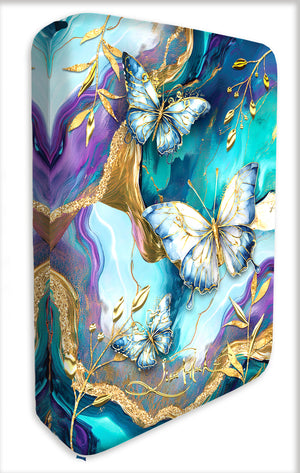Compact Jewellery Case - Tranquil Butterflies
