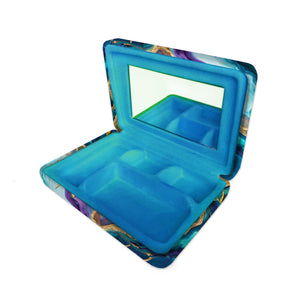 Compact Jewellery Case - Tranquil Butterflies