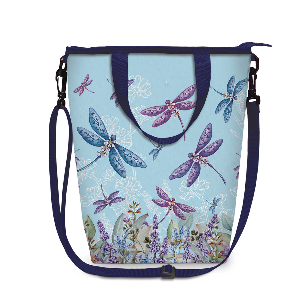 Cooler Bag - Lavender Dragonflies