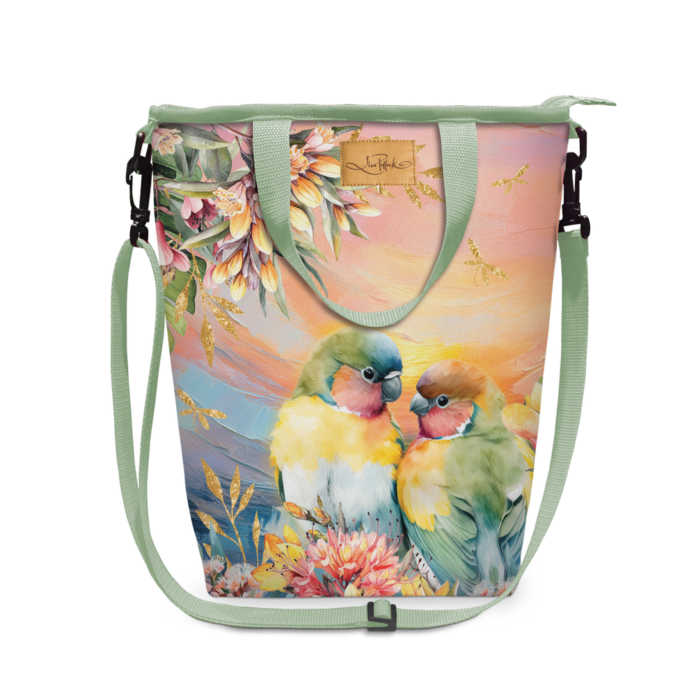 Cooler Bag - Sunset Lovebirds