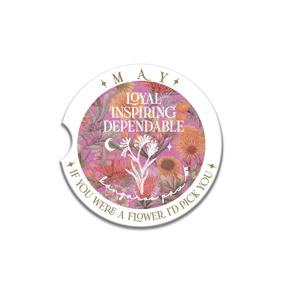 Car Coaster - May Native Flora