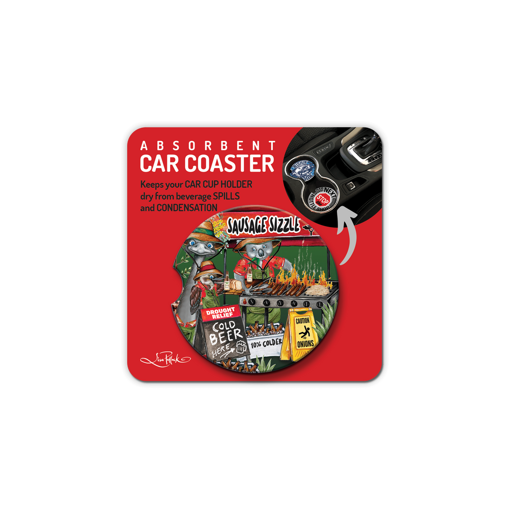 Car Coaster Men's - Sausage Sizzle
