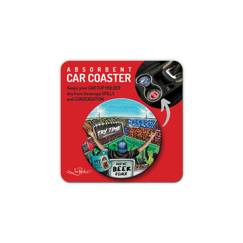 Car Coaster Men's - NRL Try Time