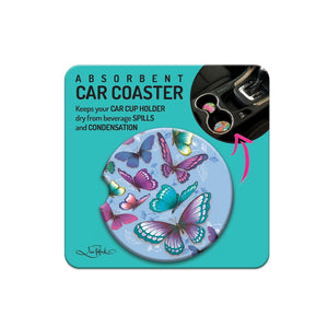 Car Coaster Beautiful Butterfly
