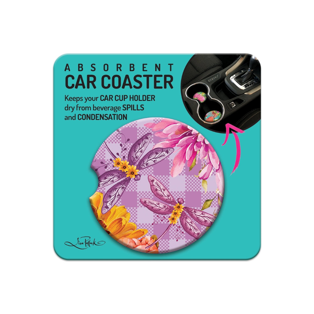 Car Coaster Dragonfly Fields