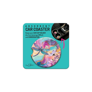 Car Coaster - Delightful Dragonflies