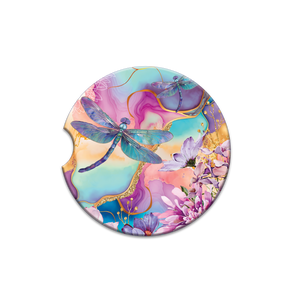 Car Coaster - Delightful Dragonflies