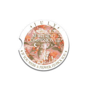 Car Coaster - July Native Flora