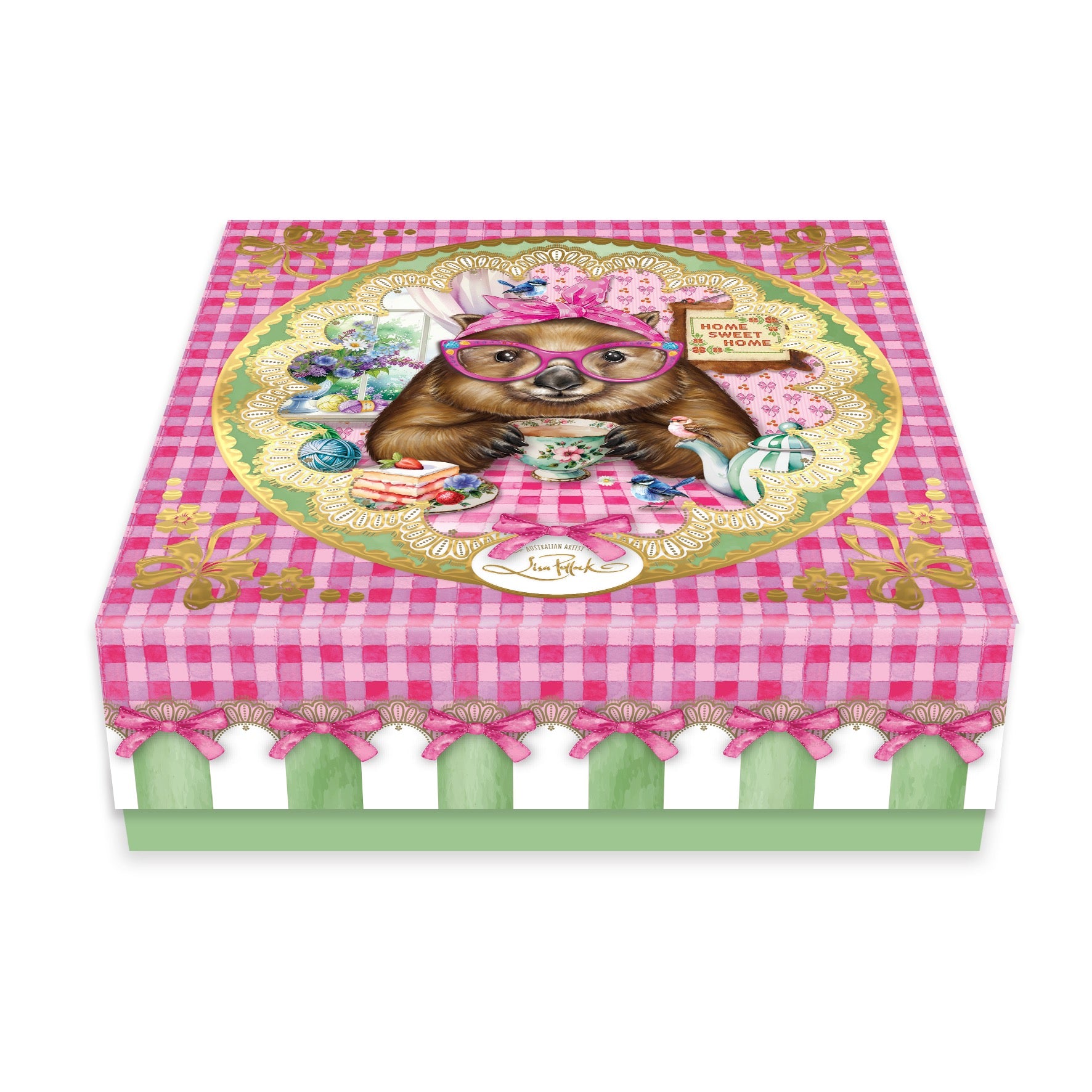 Ceramic Glam Jar - Wonda Wombat – Lisa Pollock