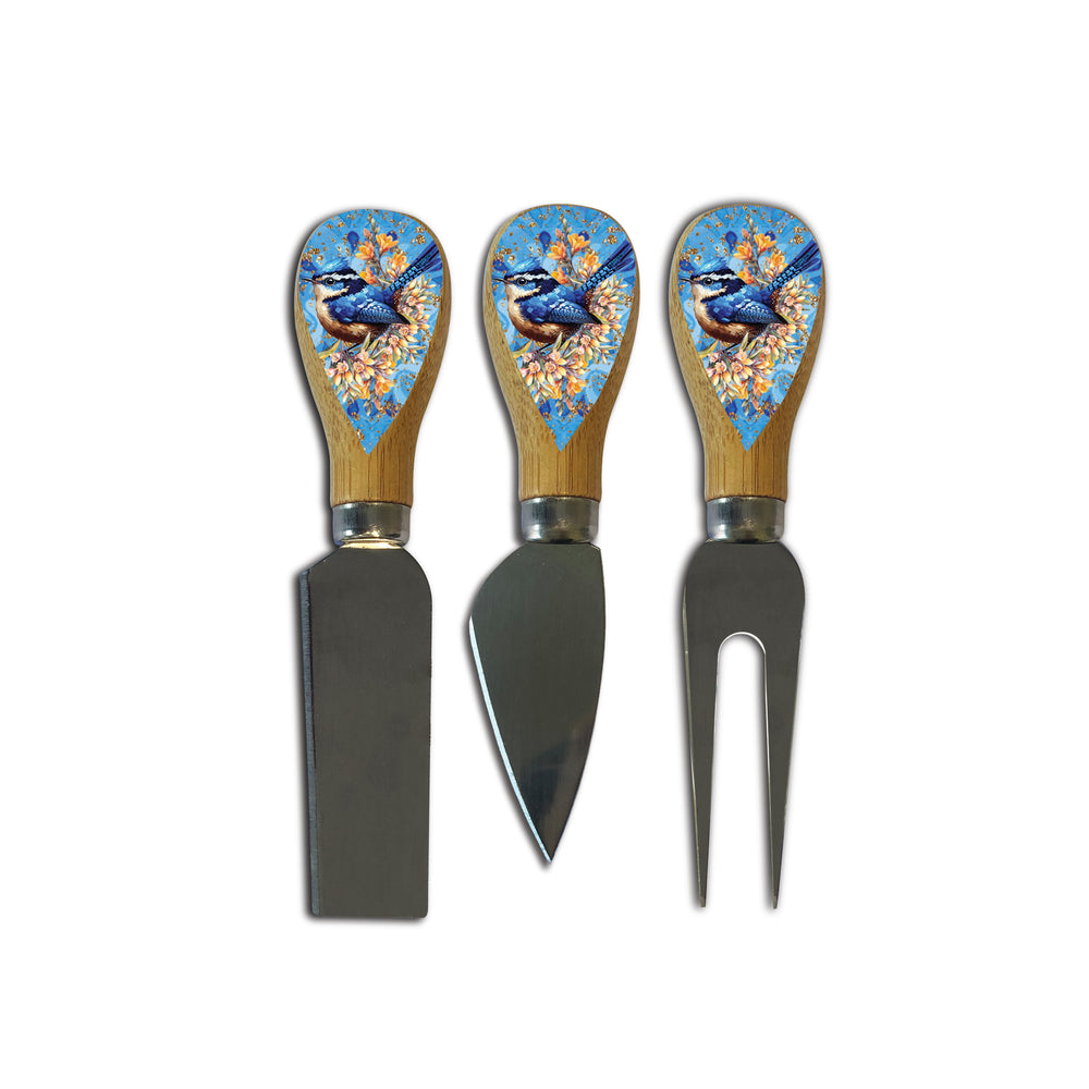 Magnetic Knife Block - Royal Wrens