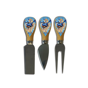 Magnetic Knife Block - Royal Wrens