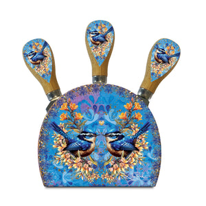 Magnetic Knife Block - Royal Wrens