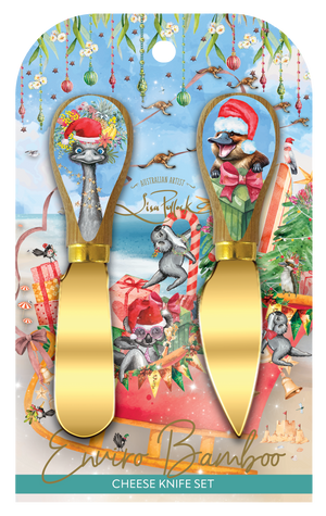 Knife Set Festive Frivolities Bamboo
