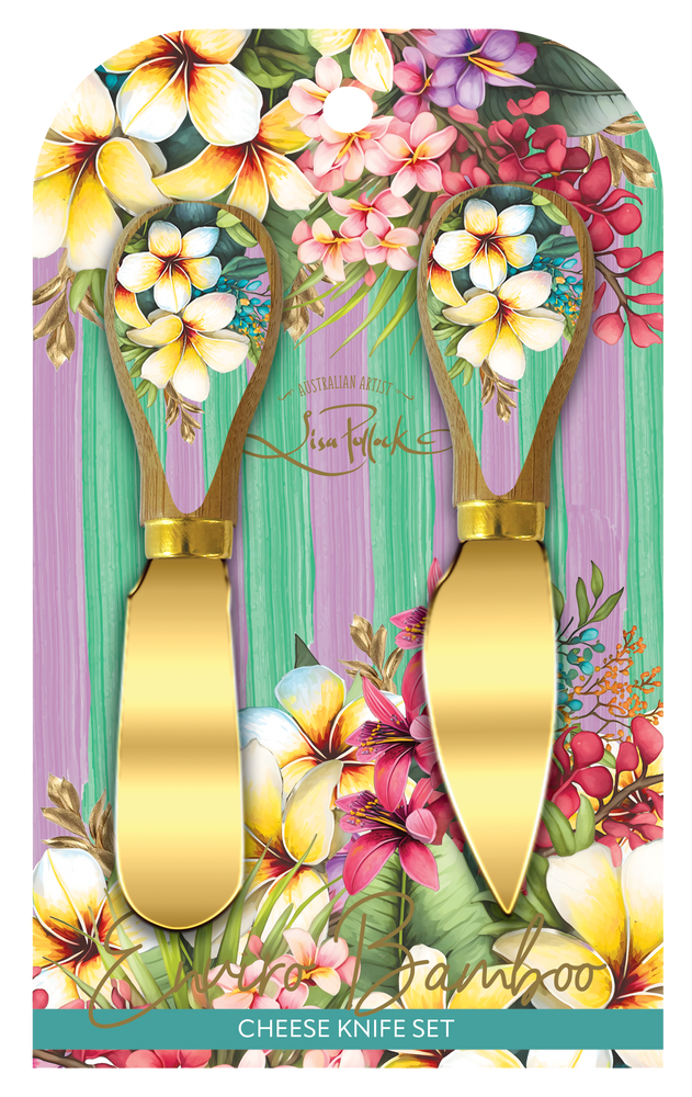Knife Set Paradise Bloom Bamboo