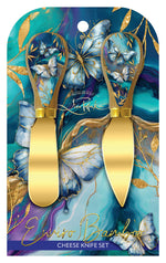Tranquil Butterflies Bamboo Knife Set
