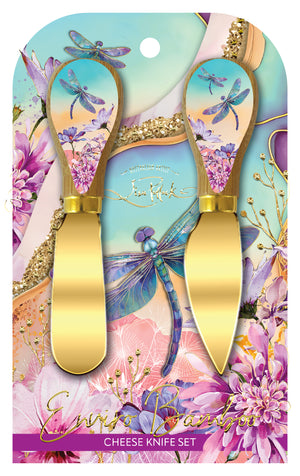 Delightful Dragonflies Bamboo Knife Set