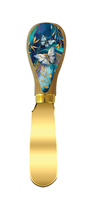 Tranquil Butterflies Bamboo Knife Set