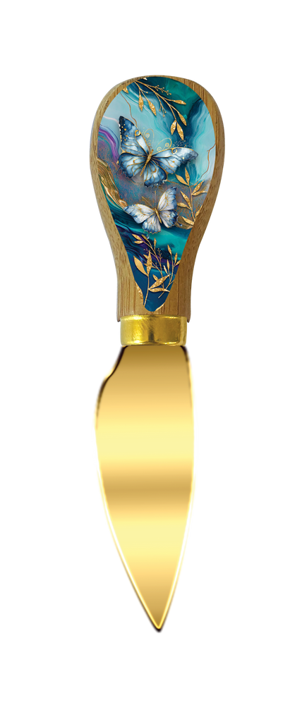 Tranquil Butterflies Bamboo Knife Set