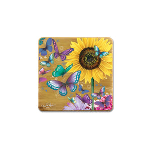 Coaster Set - Sunny Butterflies