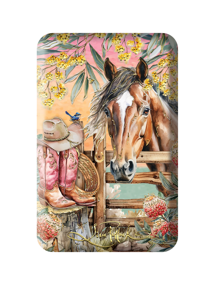 Compact Jewellery Case - Country Dusk