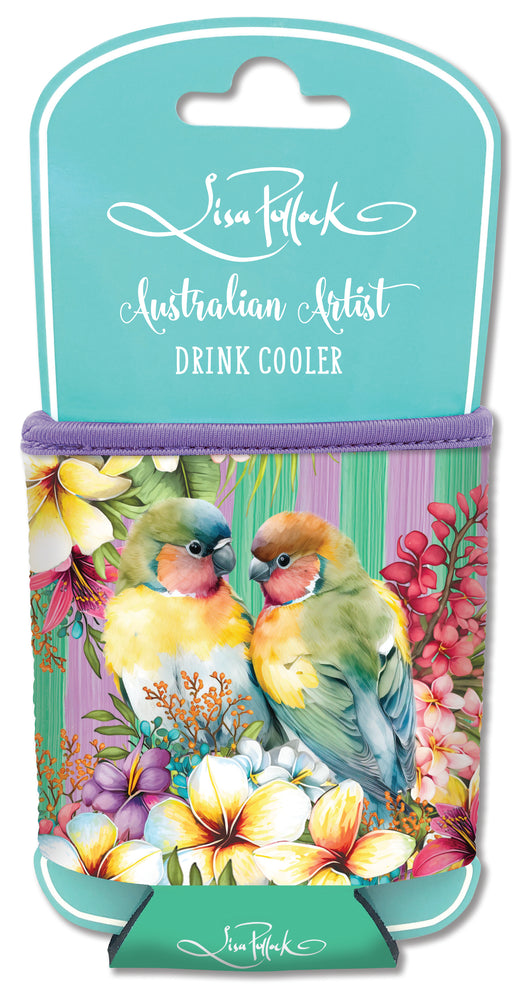 Can Stubby Cooler - Paradise Love Birds