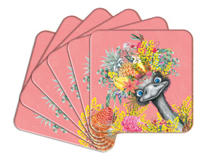 Emu-Sing Coasters