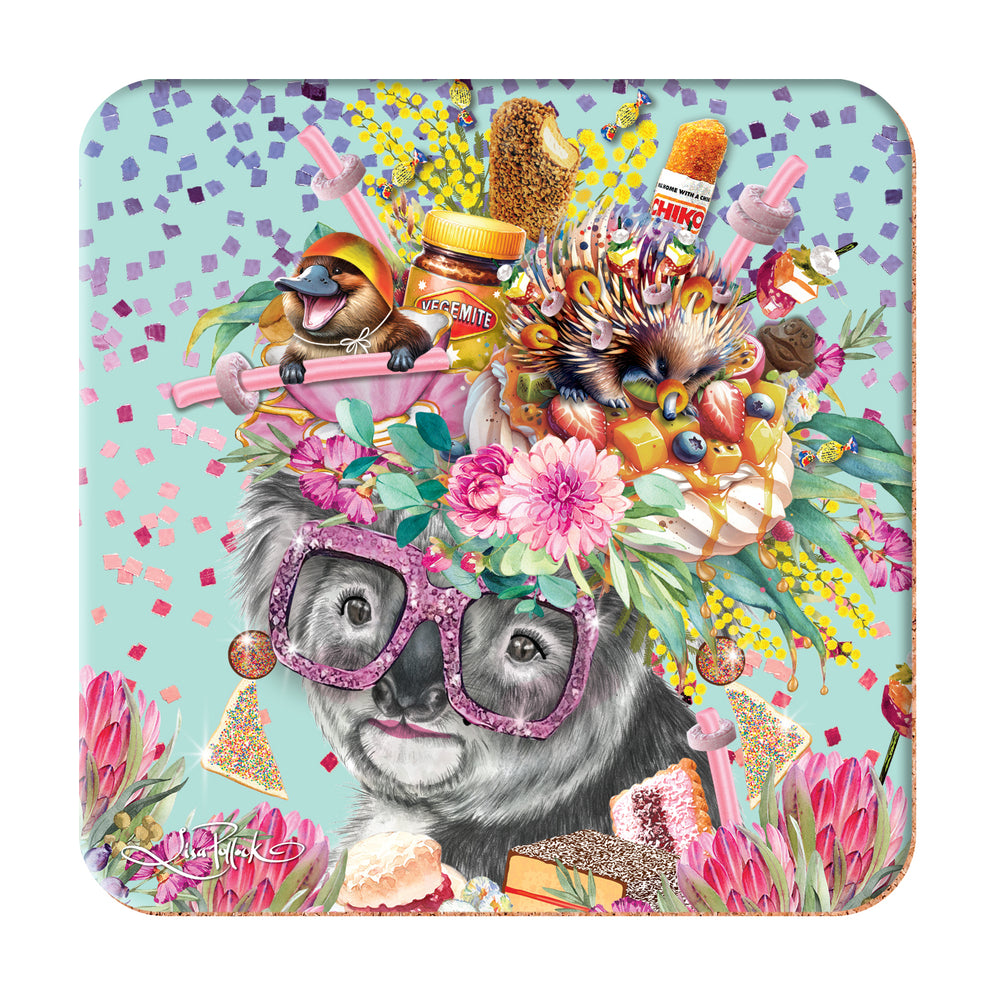 Oz Foodie Koala Coasters