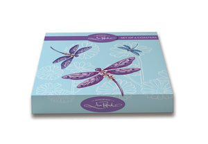 Lavender Dragonflies Coasters