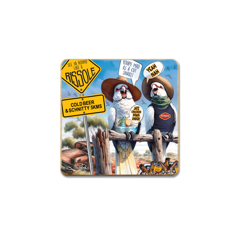 Squawking Slang Coasters