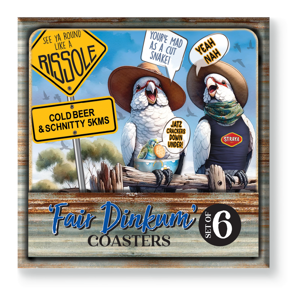Squawking Slang Coasters