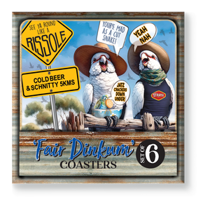 Squawking Slang Coasters