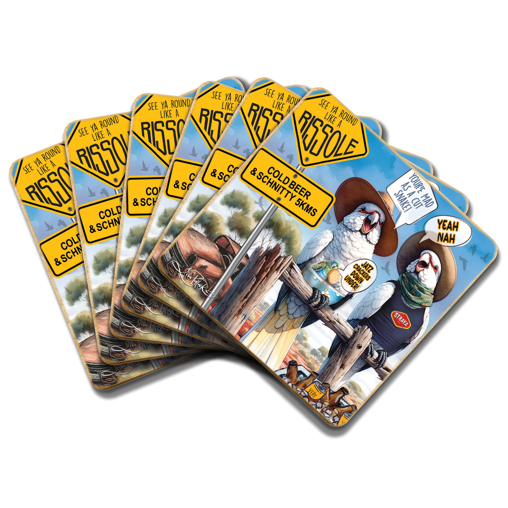 Squawking Slang Coasters