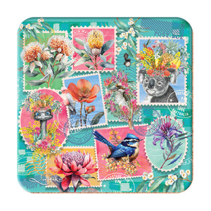 Pretty Postage Coasters