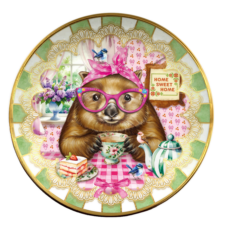 Ceramic Trinket Dish - Wonda Wombat – Lisa Pollock