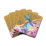 Coaster Set - Delightful Dragonflies