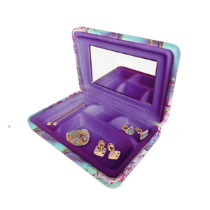 Compact Jewellery Case - Delightful Dragonflies
